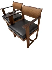 Two Art Deco Modernist Armchairs by Anton Lucas for N.V. Meubelkunst, 1920s